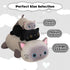 Finebee Boys(23.6" 3.1Lbs) Weighted Black Cat Stuffed Animals, Cute Weighted Black Cat Plush, Soft Stuffed Weighted