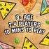 P for Pizza Board Game: Build a Giant Pizza Before Anyone Else, Family Travel Game for Adults and Kids