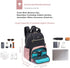 ESVAN Backpack, Pack Diaper Bag Large Capacity Multifunction Baby Essentials Fashion Travel Linen Canvas office Laptop