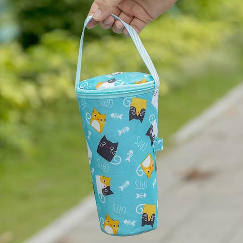 hzzsbu Portable Milk Tea Tote Bag Insulated Baby Bottle Bags Heat Preservation Bag Eco-Friendly Handbag Breastmilk