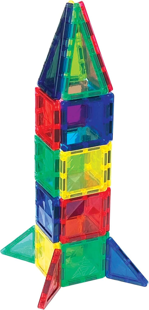 CreateOn Crayola Mini Magnetic PIP-Tiles, 24-Piece Building Set for Kids, Magnetic Toys for Ages 3+
