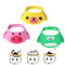 Adjustable Visor Cartoon Shampoo Shower Bathing Protection Cap for Toddler, Set of 3