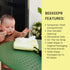 Bee Babe Co. On-The-Go Wipes Dispenser, Travel Wipes Case, Includes Temporary Trash Compartment, Must Have Diaper Bag