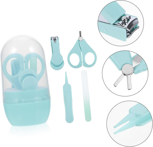 Set Trimmer Toyvian Baby Nail Clipper for Newborns Nail Storage Box Infant Grooming Kit for Babies and Toddlers