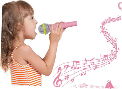 2pcs Microphone Model, Kid Cosplay Play Microphone, Simulation Microphone Party Favors Photo Prop Toy