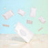 Fansoftiks 2Pcs White Baby Wipe Holder Case - Waterproof Travel Container for Wet Wipes, Portable Refillable Dispenser