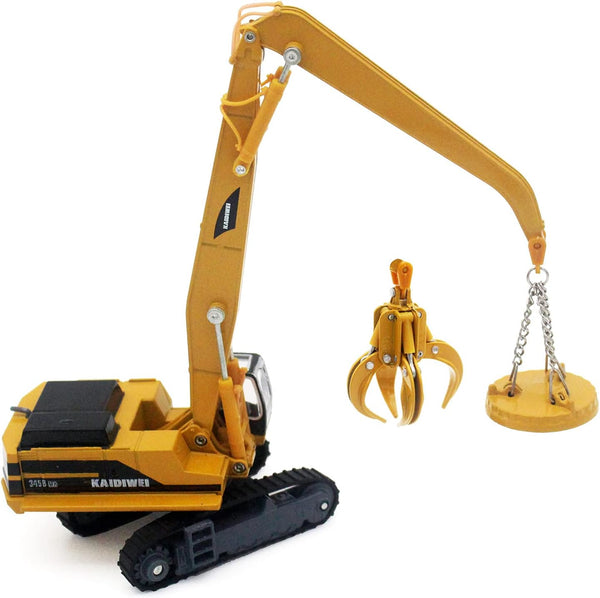 Tipmant Alloy Die-cast Vehicle Model Toy Material Handling Diecast Crane Engineering Truck