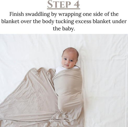 Double Cuddle All-in-One Double Swaddle for Newborns - Secure No-Breakout Baby Swaddle, Lightweight Breathable Bamboo