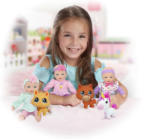New Adventures Little Sweeties Baby Doll with Pets