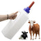 USUNFARM Calf Bottle Nipples Screw on,3L Large Capacity Calf Nursing Bottle for Farm