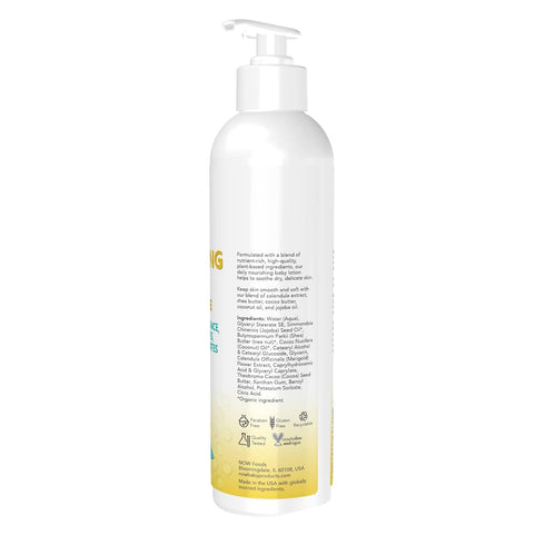 NOW Baby, Nourishing Baby Lotion, Fragrance Free, Paraben Free, 8 Fluid Ounces