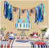 The Only One 1st No.1 KB002 Baby Boy Birthday Boy Decorations Include High Chair Banner - Cake Party Supplies - Happy