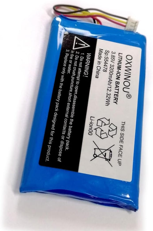 OWXINOU Replacement Battery for Infant Optics DXR-8 Pro, 3200mAh 3.85V Lithium Ion, 1-Pack (Not Compatible with DXR-8)