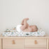 Baby Spring Woodland Animals Changing Pad Cover Sheets, 32''x16'' Fitted for Boy Girl with Bear Deer Bunny