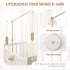 36 Inch let's make Baby Crib Mobile Arm - Wooden Mobile Arm Upgraded Adjustable Mobile Holder for Crib Mobile Hanger