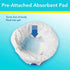 Pack 30 Disposable Potty Liners of Liners - Never Clean A Potty Again - PottyMate Liners with Super Absorbent Pad
