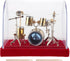 Miniature Drum Set, Kit Miniature Musical Instrument for Desk Display, Mini Ornaments Craft Home Decor (18cm)
