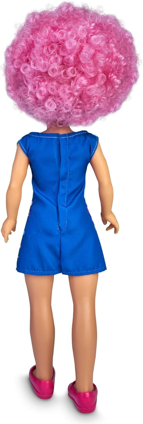 Nancy Curly Power Fashion Doll, 16" Doll with Pink Hair