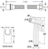 WIMPBLADB Set HandheldSprayer Quality Stainless Steel Supercharge Cloth Diaper Sprayer BrushedSprayer with Stainless