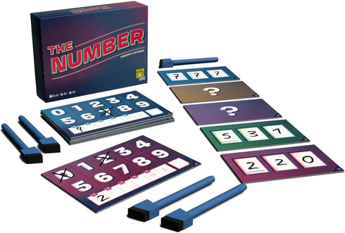 The Number Party Game - Fun Risk Taking Strategy Board Game for Family Game Night, Ages 8+, 3-5 Players