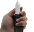 2 PCS Retractable Knife Joke Trick Halloween Props, Disappearing Dagger Fake Plastic Blade