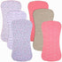 Gelisite 6 Pack Cotton Baby Burp Cloths Extra Absorbent Soft for Baby Boys