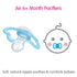 3 Pack, 6-16 3 Count (Pack 1) MAM Air Night & Day Baby Pacifier, for Sensitive Skin, Glows in The Dark, Months, Unisex