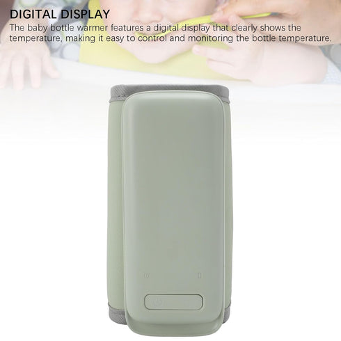 Hamwesh Bottle Warmer, USB Digital Display Constant Temperature Portable Baby Bottle Warmer, Universal Travel Milk