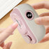 WOGXN 3-Speed Trimmer 2 1 Electric Nail Clipper, Toenail Manicure Polisher USB Rechargeable, Automatic Nail with LCD