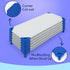 22"x52" Pack 12 Fitted Cot Sheet for Daycare Toddlers of Soft & Breathable Microfiber Cot Sheets with Reinforced