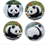 Flower Panda Mini Building Blocks (983 PCS), Micro Animal Building Toy Bricks for Girls, Boys, and Adults