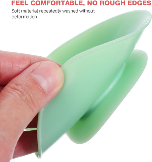 Silicone Tableware Sucker 3pcs, Double Sided Suction Cups Plates, Utensil Rest Plate