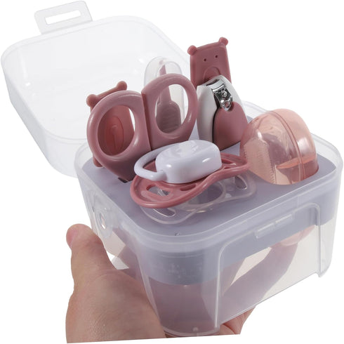 Set Newborn Grooming Essentials: Boy Girl Nail Care with Clipper, Scissors, and Tweezers