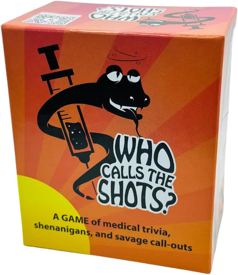 Generic 2024, Who Calls The Shots? Fun Card Game for Nurses, Medical Professionals, and Adults - Nurse Gifts