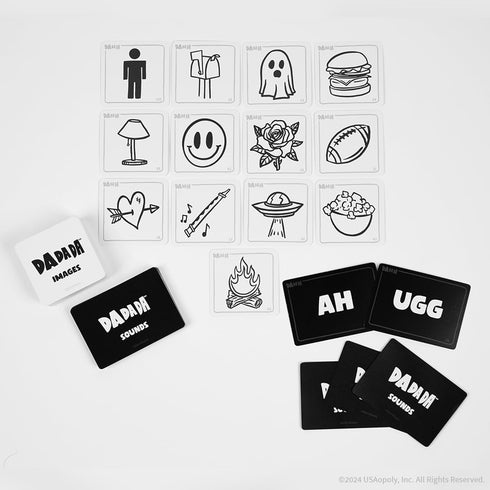 Dadada - The Nonsensical Party Game, Create Your Own Hilarious Language, Word and Image Association Game, 2+ Players