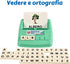 BOHS Italian Literacy Wiz Fun Game - 60 Flash Cards - Educational Toys for Preschool Language Learning - See and Hide