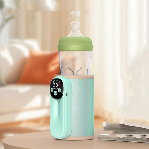 VBESTLIFE Portable Bottle Warmer for Travel, Fast Warming Comfortable Baby Feeding On The Go, Nighttime Feeding Light