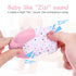 2Pack Silicone Teething Mitt, Safe Infant Teething Mitten for Pain Relief & Prevent Scratches, 0-12 Months