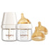 Natural Nursing Glass Baby Bottle - with Anti-Colic Vent System - BPA-Free,