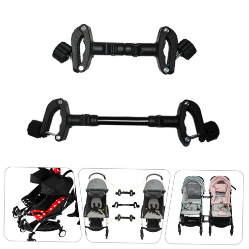 LOLIPPYY 3pcs Adjustable Twin Stroller Connectors for Newborn Strollers Lightweight and Accessories for Easy