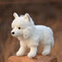Arctic Fox Plush Toy, 11 inches Soft Snow Queen Stuffed Animal Doll (B-Run)