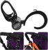 Fdit 2Pcs Stroller Hooks, ABS Plastic 360° Rotation Baby Stroller Pushchair Hooks for Diaper Bags
