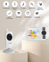 HelloBaby 3.2" 2-Way 8 Adjustment,1000ft,ECO,USB HB2438 Monitor No WiFi Video Baby Monitor with Camera and Audio