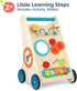 B. toys Little Learning Steps, Wooden Activity Walker, 7 Educational Activities, Learning & Walking Toy for Toddlers
