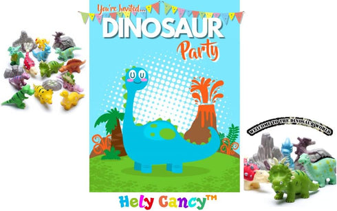 Set 12 Hely Cancy No Hole Dinosaur Bath Toys for Toddlers -