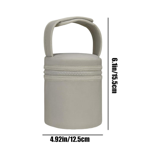Generic 2 8oz Travel Bottle Bag - Milk Storage Bag for Travel with Strap | Lining Material Details with Thermal