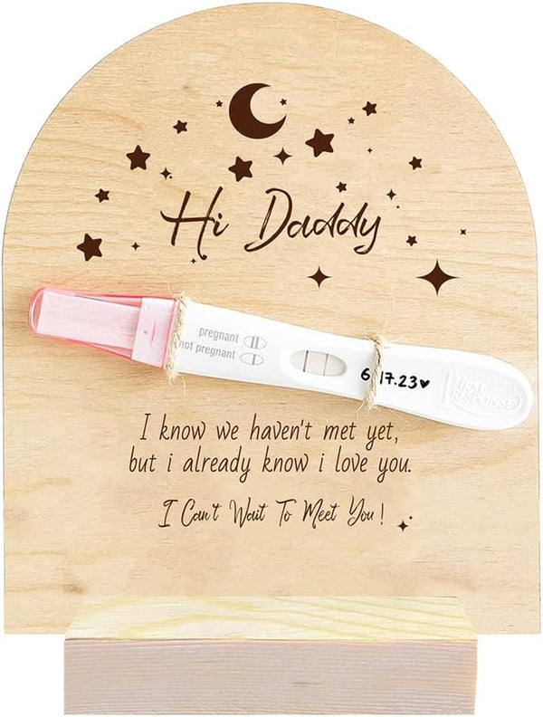 FREEBLOSS Surprise Pregnancy Announcement for Dad Baby Reveal Ideas for Husband, Hi