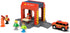 LiBoon Wooden Train Track Expansion Pack, Train Accessories of City Fire Station Compatible