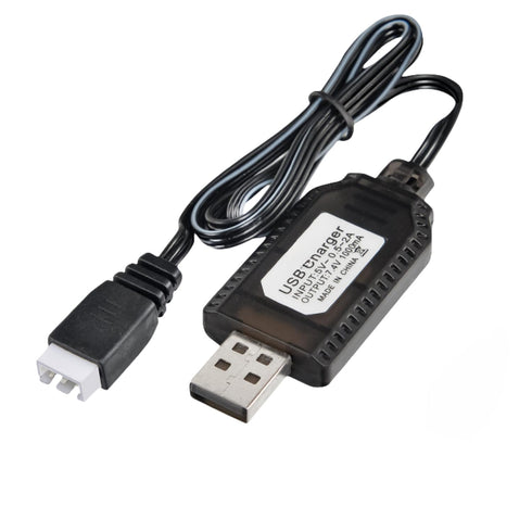 AQUA-ATL XH-3P USB Charger Cable for 7.4V Axial SCX10 SCX24, BEZGAR, DEERC, Hosim