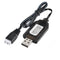AQUA-ATL XH-3P USB Charger Cable for 7.4V Axial SCX10 SCX24, BEZGAR, DEERC, Hosim